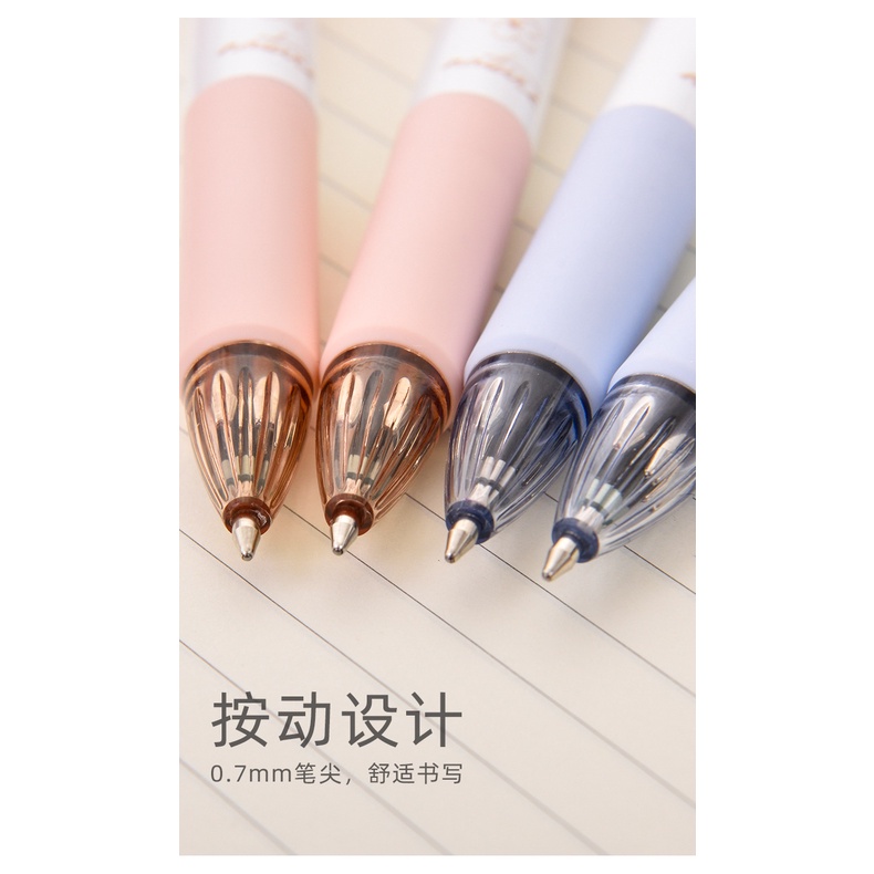 Multifunction Pen 0.7mm Plastic Material Light Color Korean Style For Students