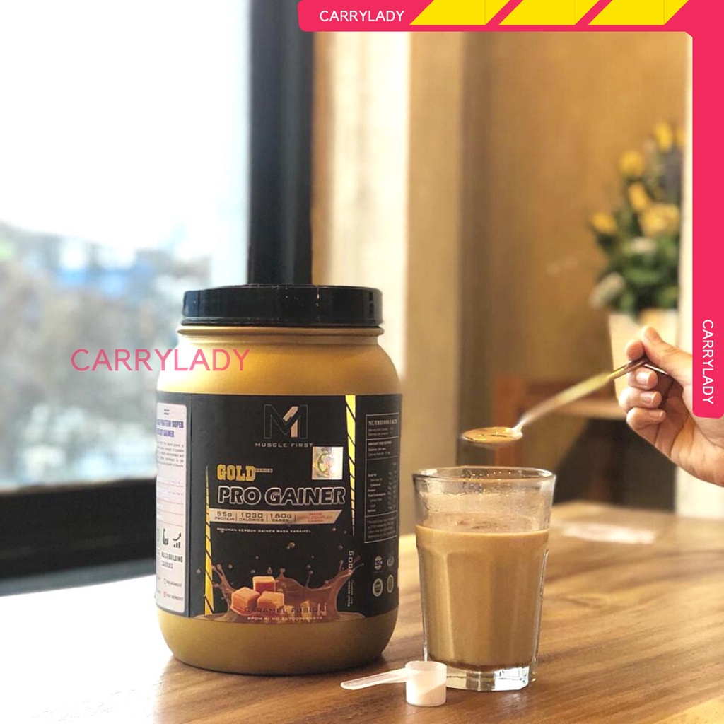 Pro Gainer Muscle First M1 2lbs 900 gram Mass Protein Gym Bulking Suplemen MuscleFirst