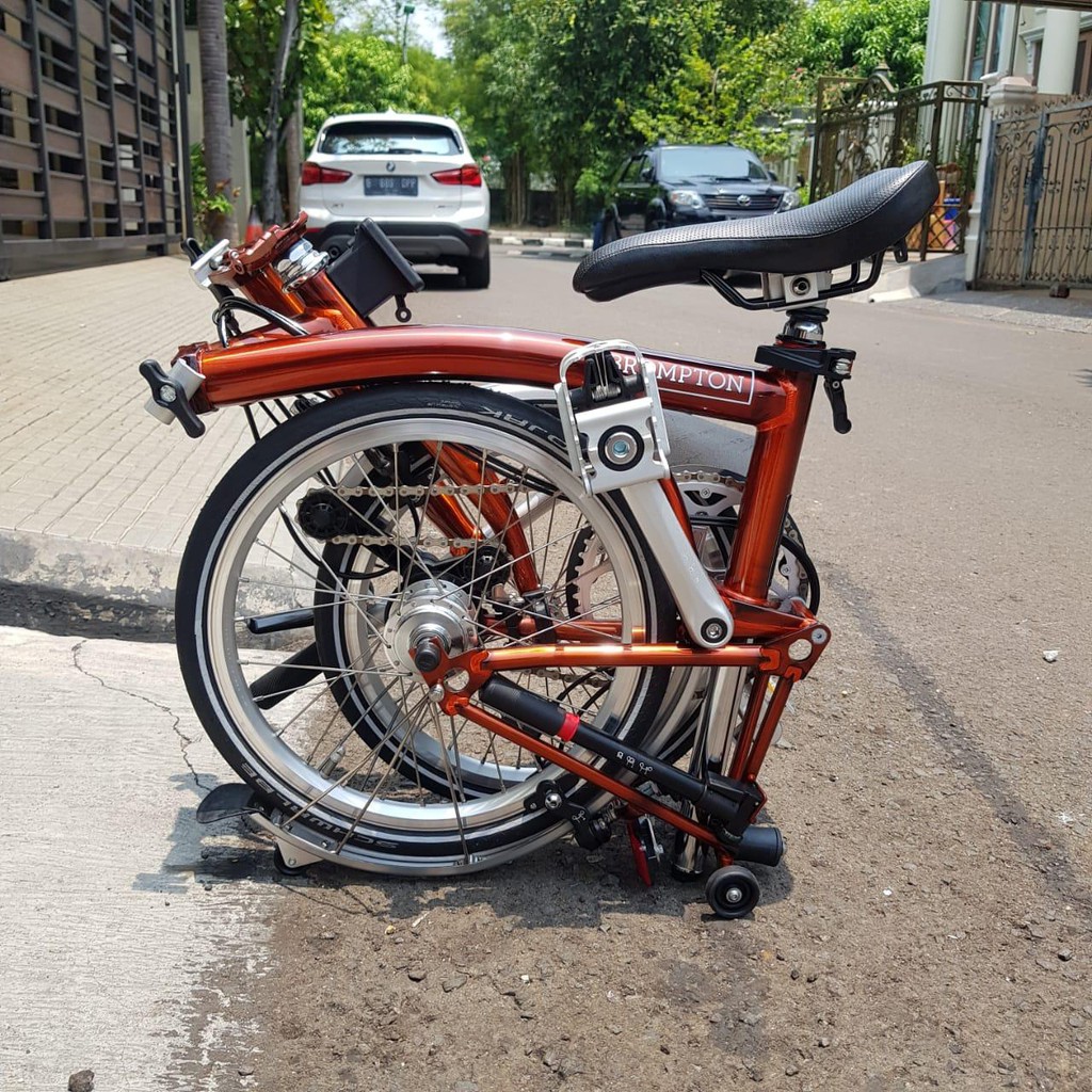 Sepeda Brompton Flame Lacquer s6L