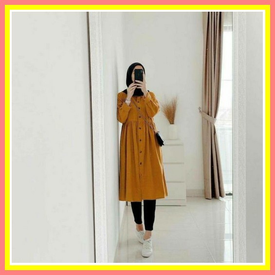 Tunik Wanita Matt Kaos Knit Rajut Kombi Monalisa, Fit To Xl Tunik Wanita Murah Grosir Maxi Dress Baj