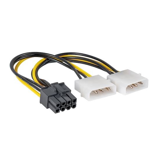 Kabel Power VGA 8Pin Adapter 2Molex to 8pin / 8pin PCIE