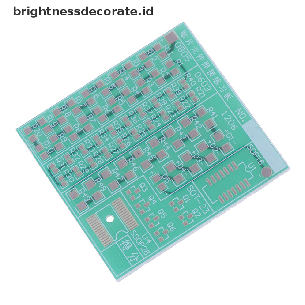 Papan Komponen SMT SMD Untuk Latihan Solder