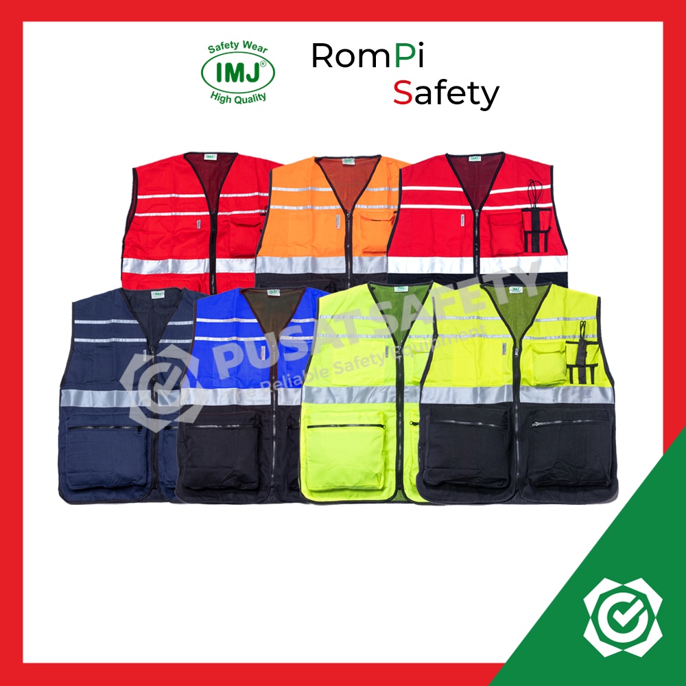 Rompi Safety Kombinasi 3M Proyek Lapangan Scotlight IMJ