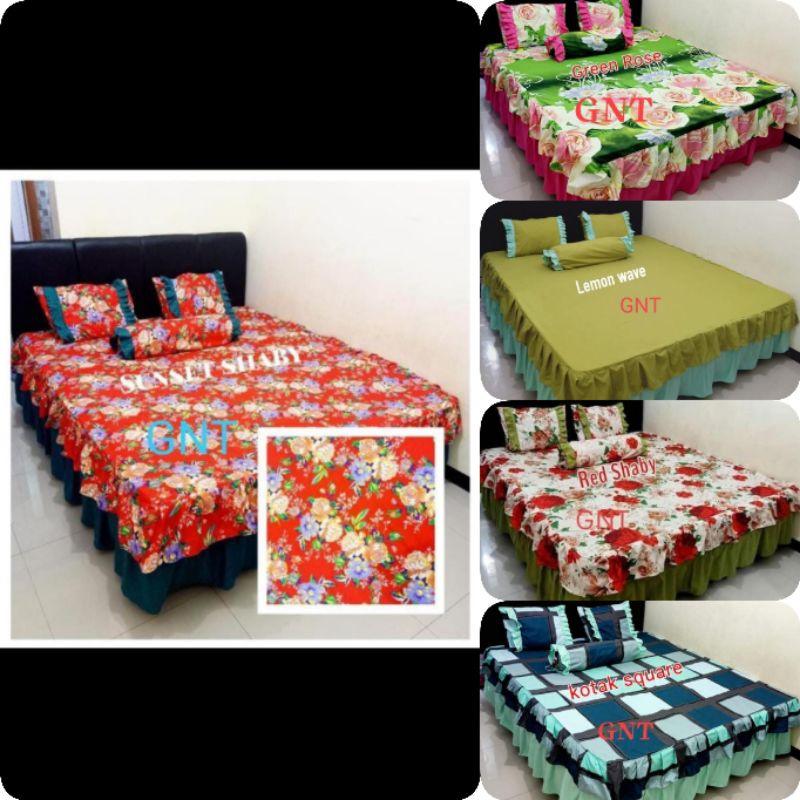 Sprei Rumbai Susun Homemade Uk 180x200