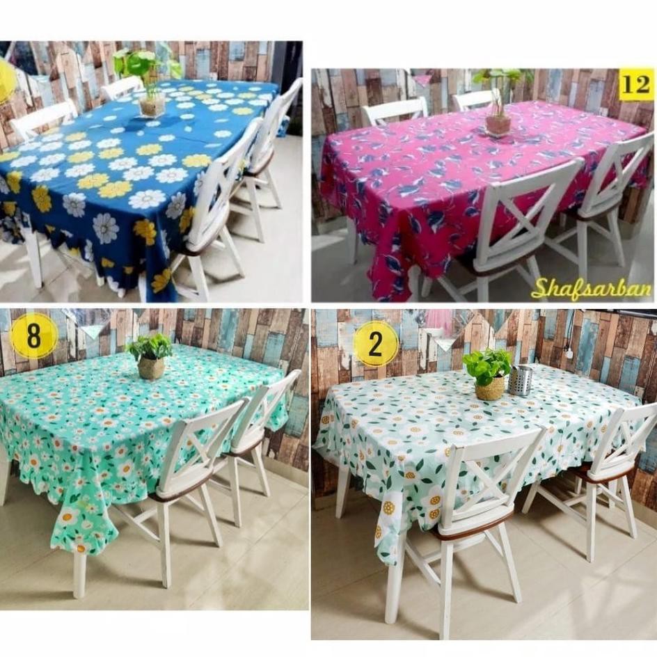 Shafiyyah.sarban Taplak Meja Makan Rempel/Rumbai