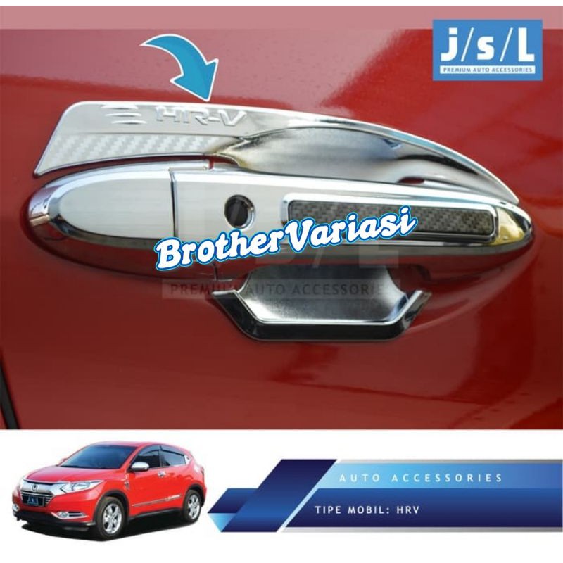 Honda HRV Outer Handle Cover Elegant Chrome Aksesoris