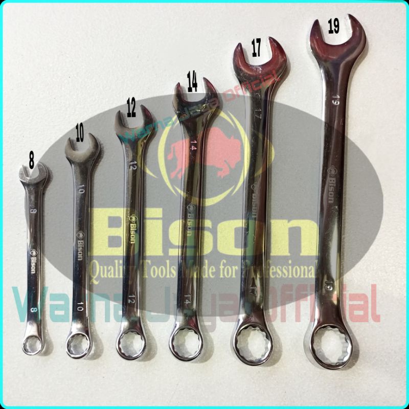 Kunci Ringpas Ring Pas BISON Original / Kunci Ringpass Ring Pass Satuan 8 10 12 14 17 19 No set Kunc