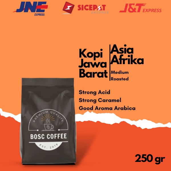 

Biji Kopi Bubuk Arabika Jawa Barat - Asia Afrika 250 gr Grade 1 Roast Beans 100% Biji Berkualitas