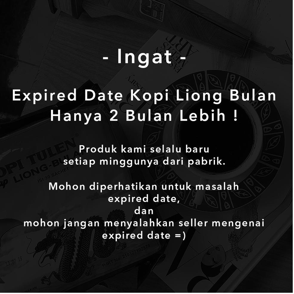 

Kopi Liong Mini , Kopi Tanpa Gula 8gr ( 1 pack isi 30scht x 8gr ) Kopi Legend Bogor NAC073959