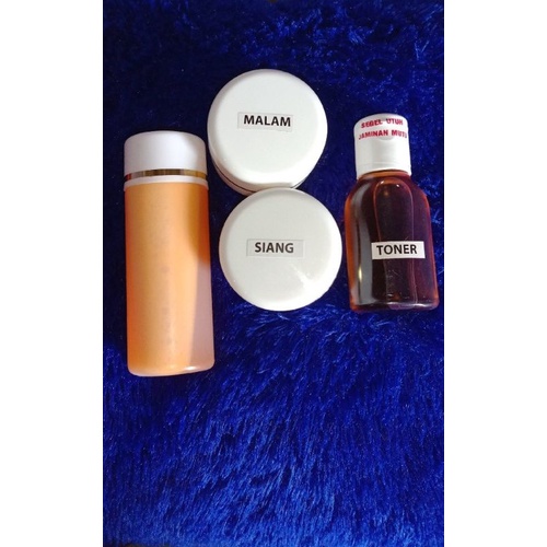Paket Cream Krim Malam Pagi Sabun Toner Pemutih Wajah HN BY HETTY NUGRAHATI ORIGINAL