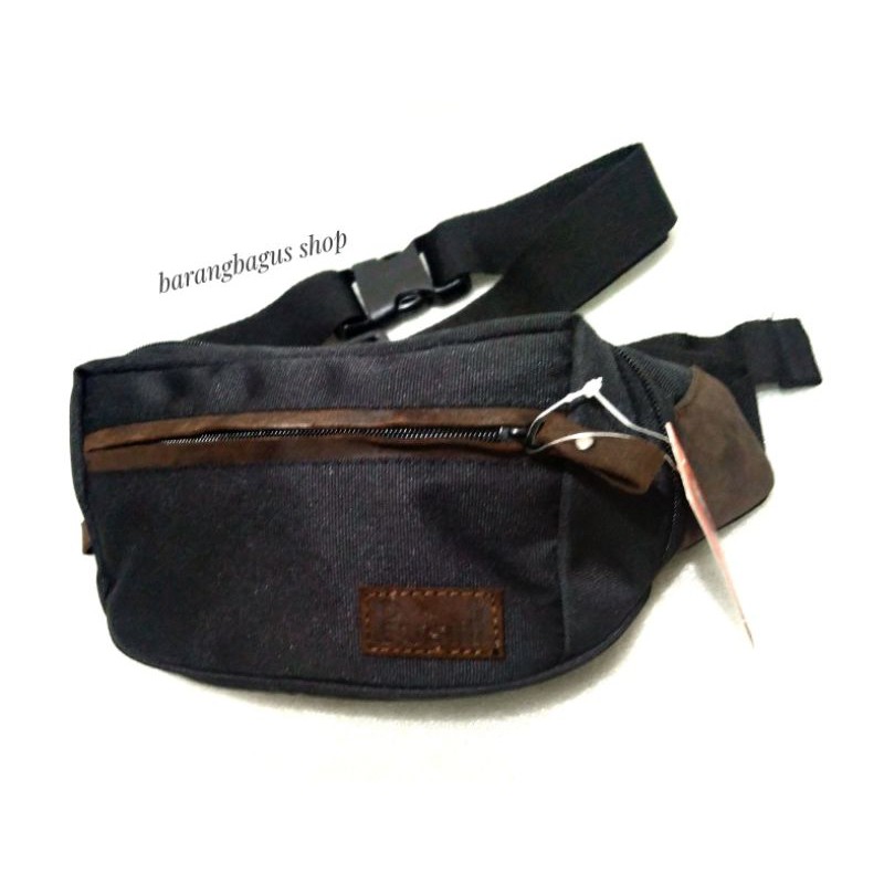 Tas pinggang waistbag Original pria brand Pusiill bahan cordura (kode 063)