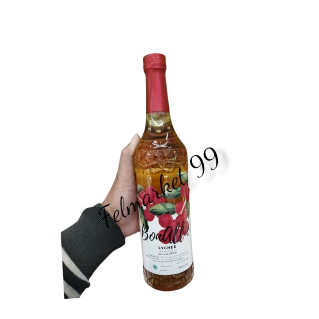 

bonallie syrup rasa Lychee | sirup berperisa buah leci | 700 ml