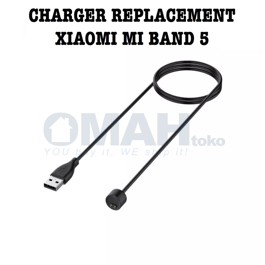 Charger Xiaomi Mi Band 5 Mi Band 6 Magnetic Cable Replacement Kabel Charger Pengganti