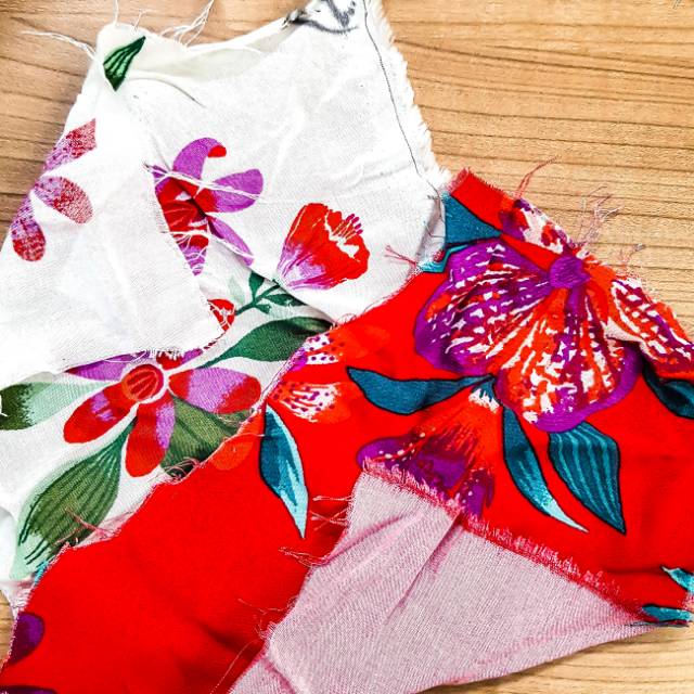 Bahan Kain Katun Rayon Motif Usaha Konveksi Shopee Indonesia