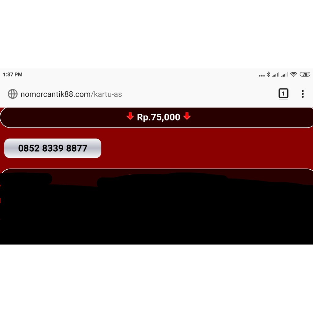 Nomor cantik as kartu perdana telkomsel nocan gsm prabayar 3g 4g murah hoki internet flash kuota