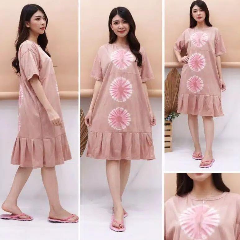 Daster Kaos Ruffle Batik Varo Busui LD 110 –TWN.01Jl22м