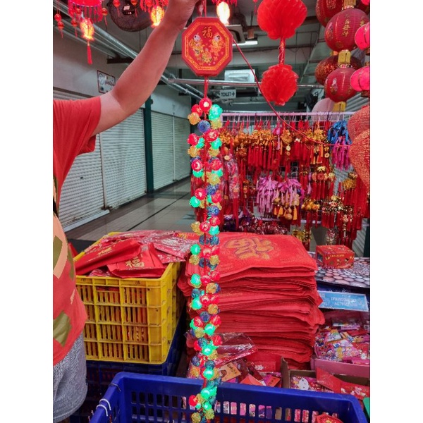 Jual GANTUNGAN LAMPU HIAS IMLEK GANTUNGAN PETASAN LAMPU IMLEK LAMPION