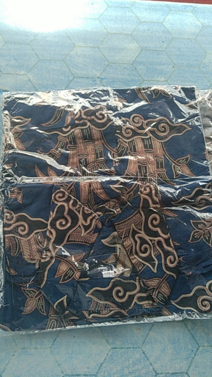 Size M L Xl Xxl Bswart Batik Hrb026 Kenongo Hem Batik Monochrome Semut Coklat Kemeja Batik Pria