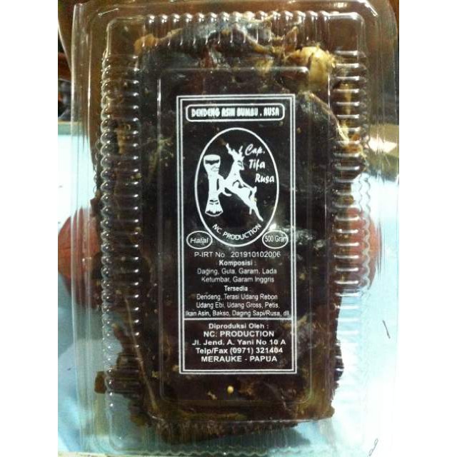 Dendeng Asin Rusa Bumbu 500gr