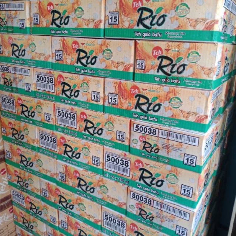 

TEH RIO GULA BATU 180 ml isi 24