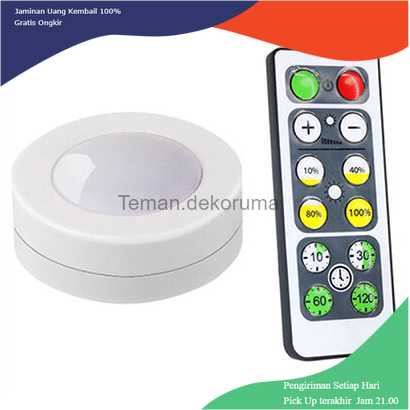 TD-DHA CANSHUO Lampu LED Kabinet Lemari Dimmable Touch Sensor Remote - YJ-904