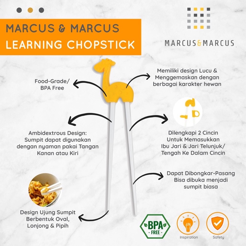 Marcus &amp; Marcus learning chopstick