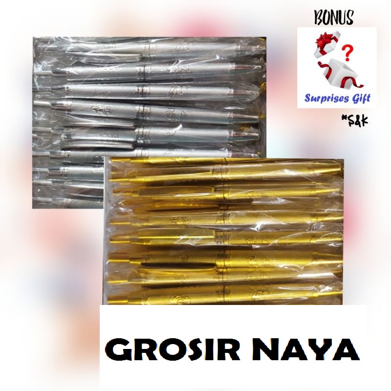 

⚡GROSIR NAYA⚡PROMO SERBASERBI !! PENA EMAS SILVER