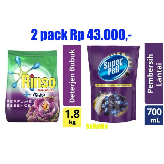 Rinso 1,8kg+superpell 700ml