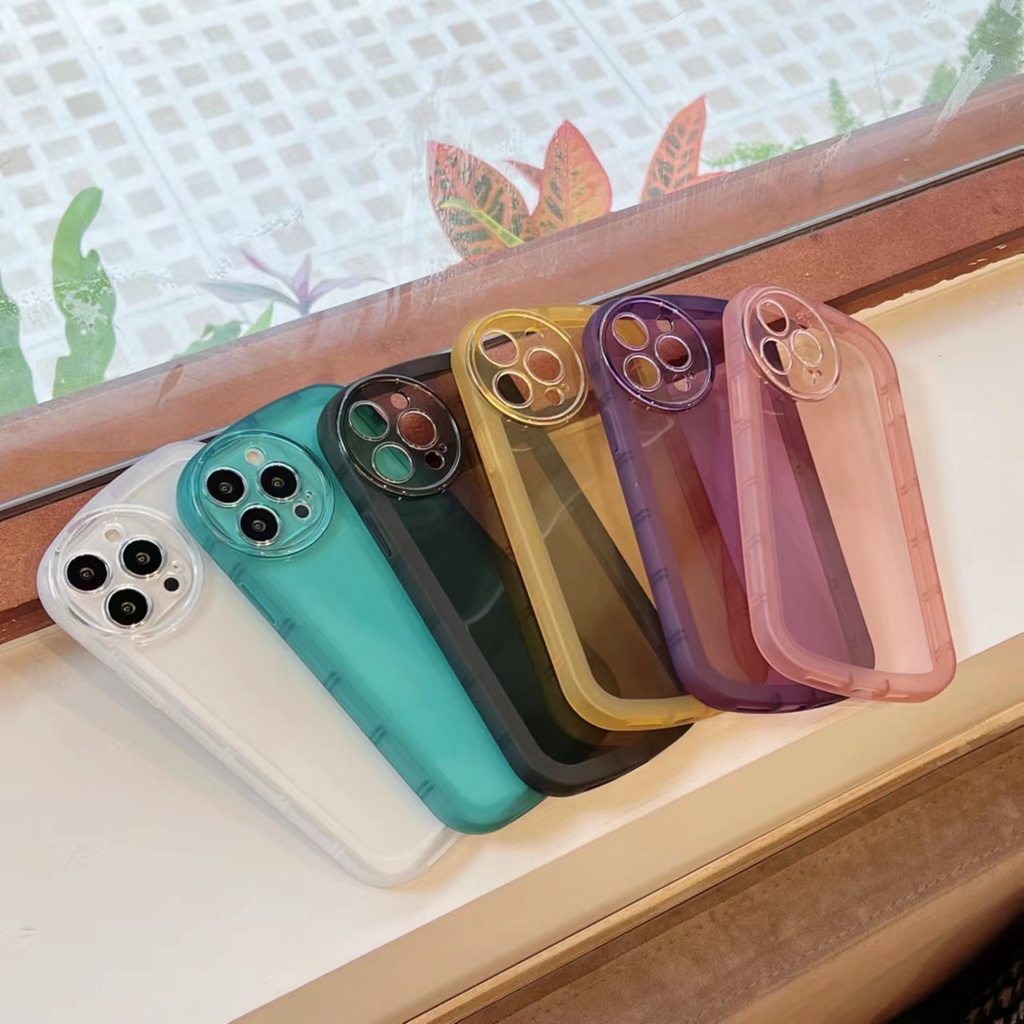 Case Bahan TPU Warna Macaron Polos Untuk iPhone 13pro 13prm 11 7Plus 8Plus Xr xs 13 12pro xs max