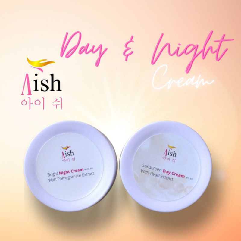 AISH PAKET DAY & NIGHT CREAM - NEW PRODUCT - ORIGINAL BPOM