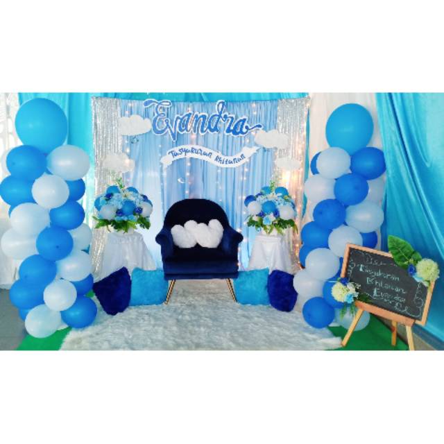 Dekorasi backdrop khitanan aqiqah dll