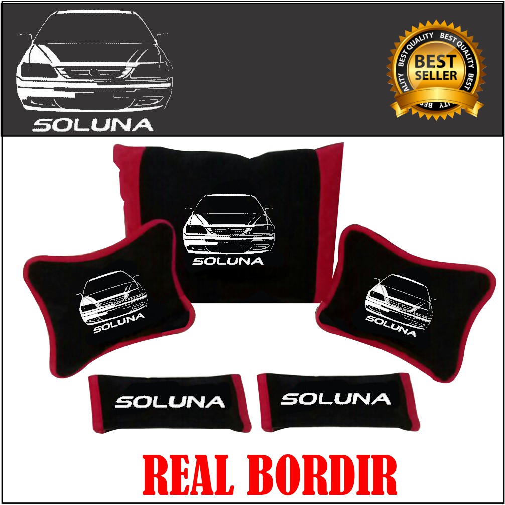 BEST SELLER Bantal mobil SOLUNA Headrest mobil aksesoris Kode 332