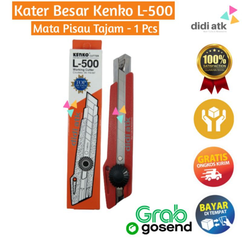 

Kater Kenko L-500 / Pisau Cutter Besar