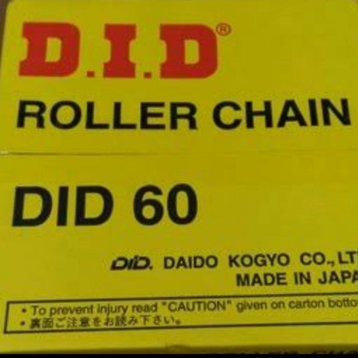 Roller Chain RS 60 - 2 DID JEPANG Rantai Sprocket Double DAIDO JAPAN