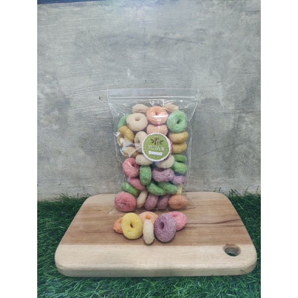 

DONAT WARNA WARNI/DONAT SABILA/CEMILAN KERING DONAT MANIS 200gram