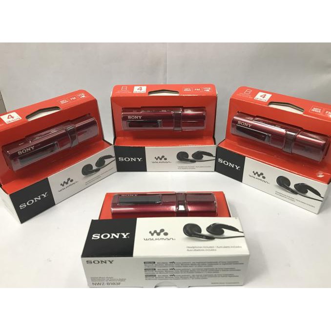 Sony Mp 3 Walkman Nwz-B183F Red Termurah