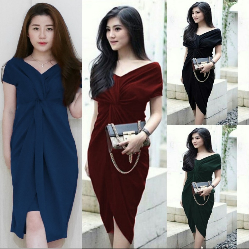 *[HNFK] MiniDress Korea / Dress Pesta / Dress / Dress Murah Terbaru / Dress Casual