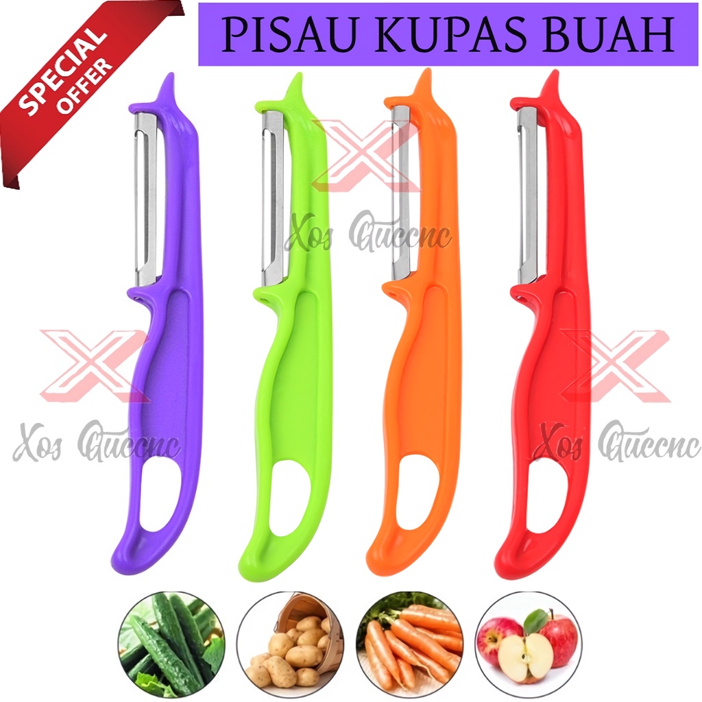 [XOQ] PISAU BUAH MURAH PENGUPAS KULIT BUAH DAN SAYURAN BISA UNTUK SOUVENIR / PISAU PENGUPAS / PISAU BUAH