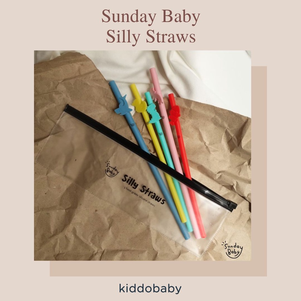 Sunday Baby Silly Straws | Sedotan Silikon