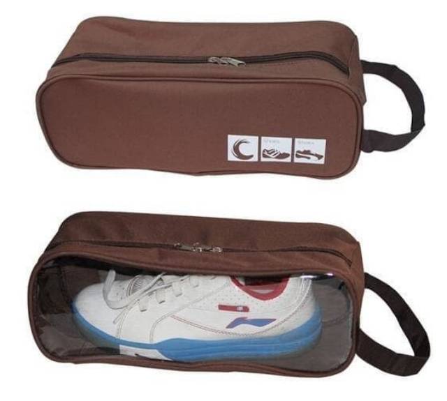 tas sepatu olahraga, travel praktis unik dan murah / mini shoe pouch sport /