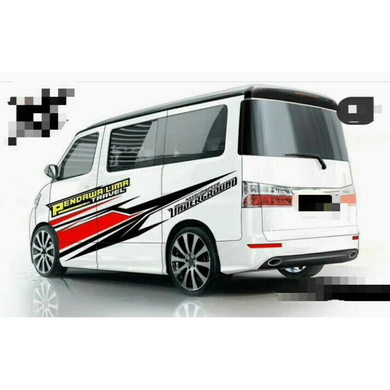 Sticker cutting mobil grandmax  blindvan luxio