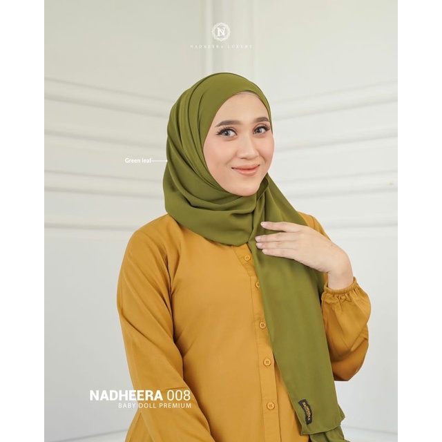 NADHEERA 008 N008 NADHEERA LUXURY || Pashmina Terbaru Terlaris Babydoll Premium