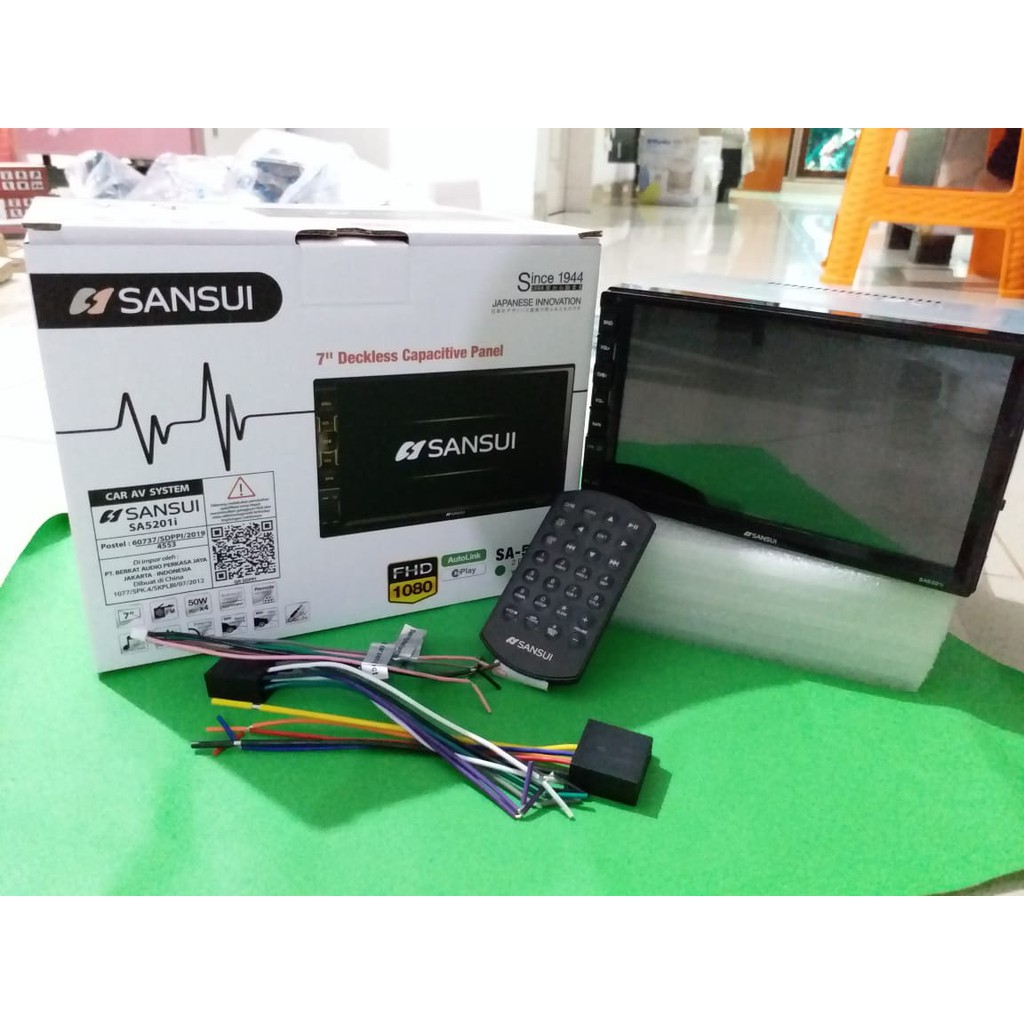 double din double dine sansui SA 5201i 7 inch mobil universal
