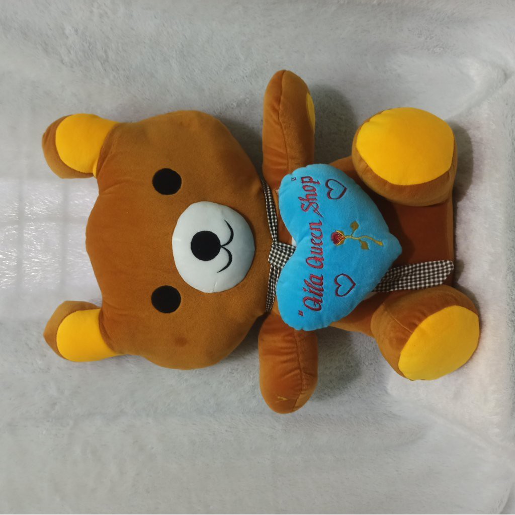 BONEKA RILAKUMA JUMBO GRATIS UKIR NAMA ATAU CETAK PHOTO