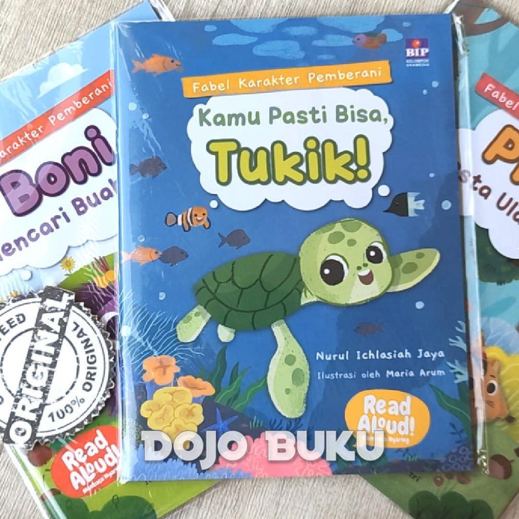 Buku Fabel Karakter Pemberani: Kamu Pasti Bisa, Tukik! by Nurul Ichlas