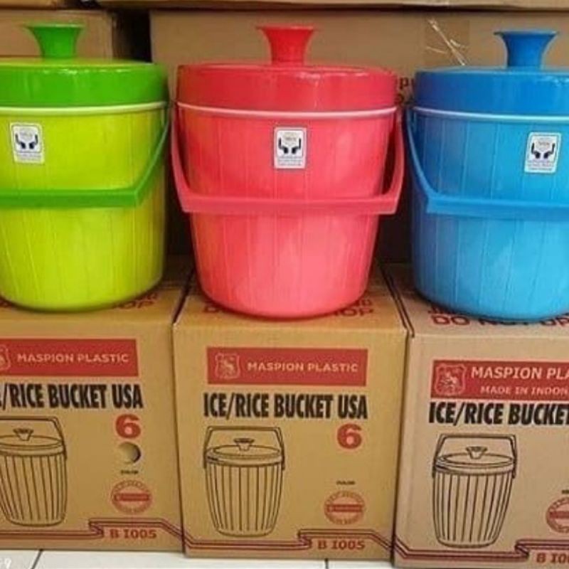 

Maspion Rice/Ice Bucket USA 6