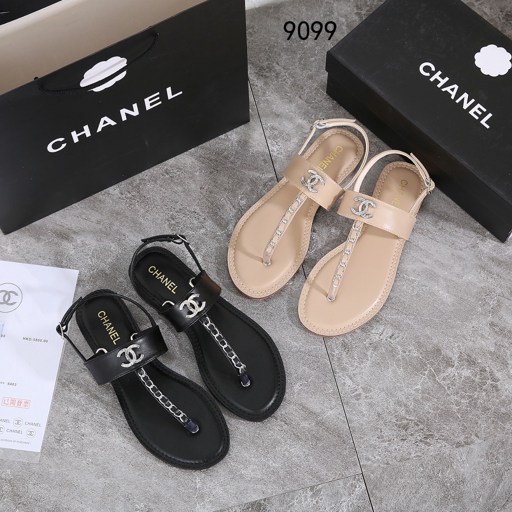 CH Sandals Patent Calfskin #9099