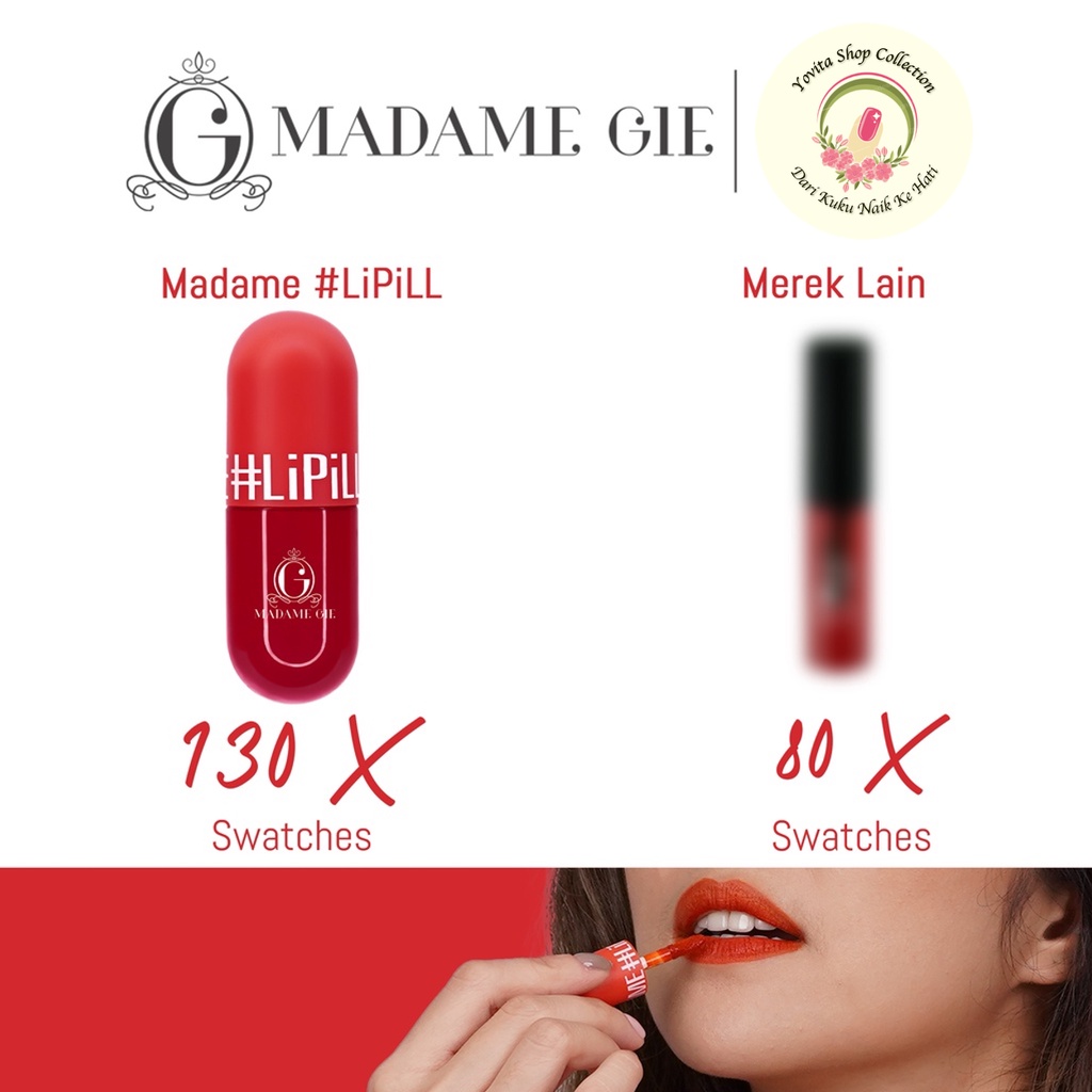 Liptint Madame Gie Madame LiPill | Liptint Serum Plumper Make Up