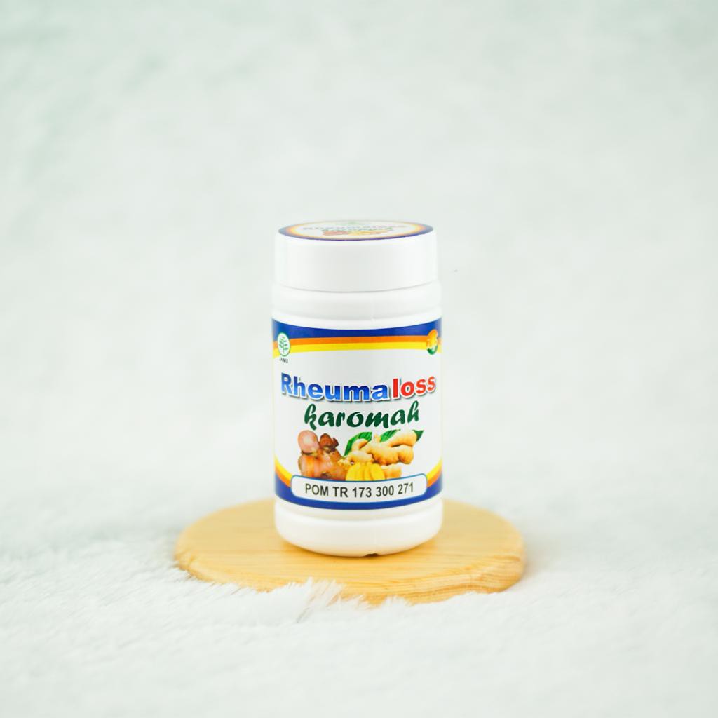 

Kapsul Rheumalos Rheumaloss Obat Rematik Nyeri Sendi Encok Asam Urat Herbal De Nature