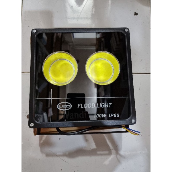 Floodlight Sorot Led COB 100w. lampu sorot led COB 2x50w. 100w